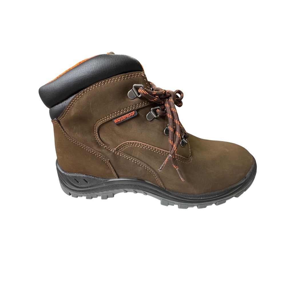 HYTEST Lithium 6" Brown Waterproof Steel Toe EH DA Work Boots Mens 14 W NIB